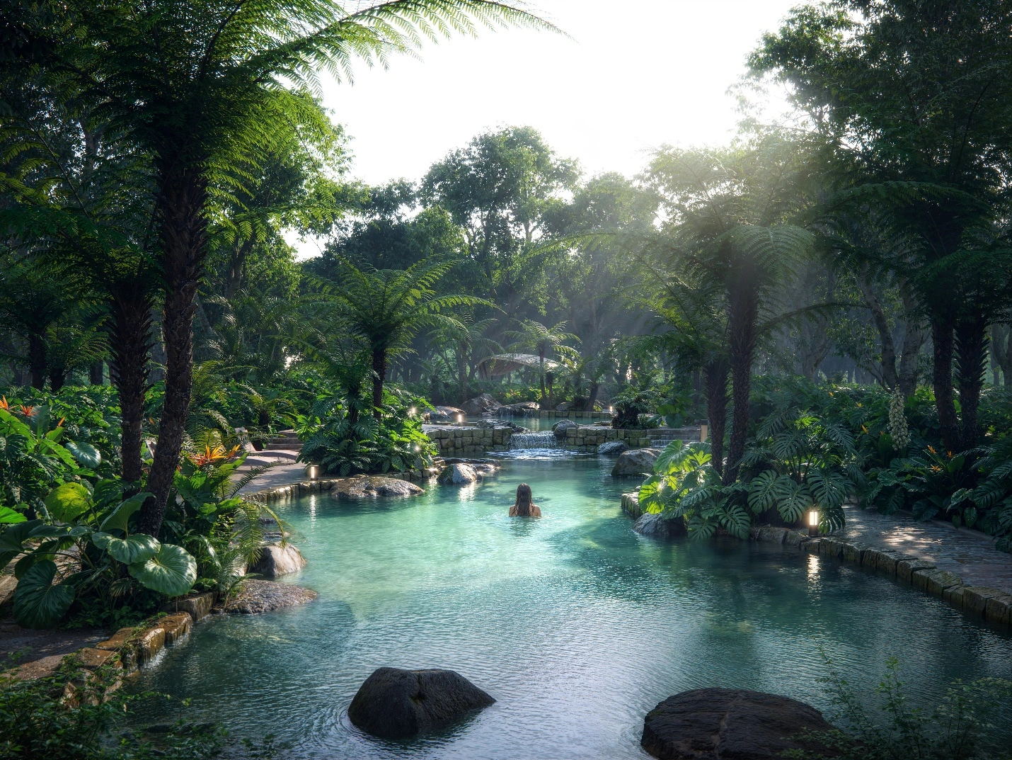 Cư dân Eco Retreat được trị liệu, tái tạo, phục hồi năng lượng ngay trong chính nhà mình mà không cần đi đâu xa (Ảnh: Ecopark).